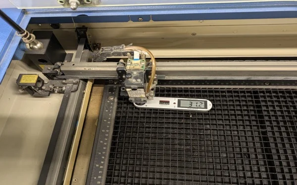 Mercury 3 before service – laser cutter condition